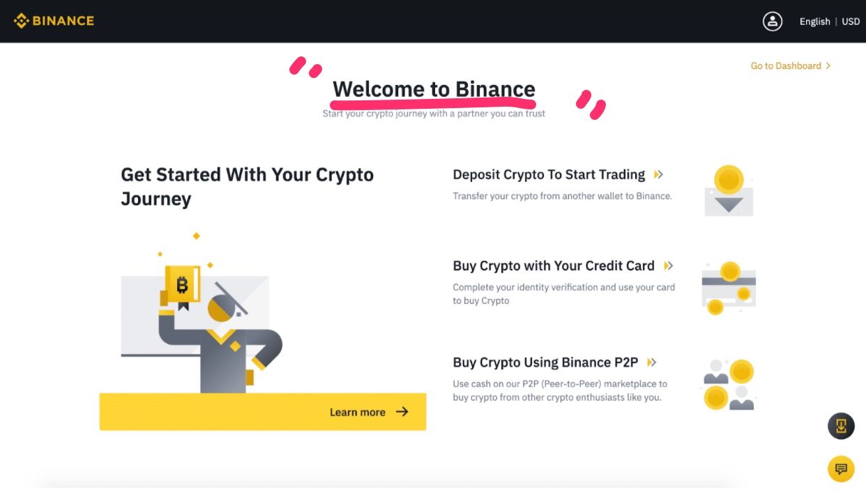 BINANCE（バイナンス）の登録・口座開設の方法7