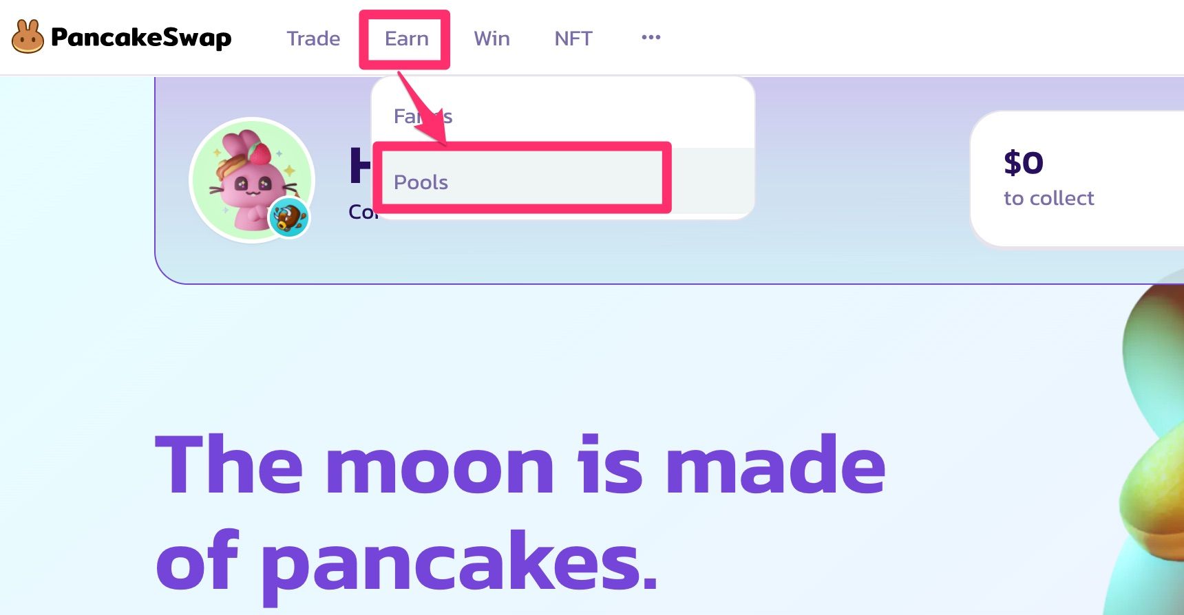 PancakeSwapでCAKEをステーキングする方法｜FormsとPoolsで徹底比較1