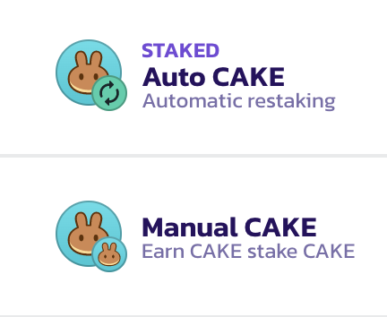 PancakeSwap Auto CAKEとManual CAKE